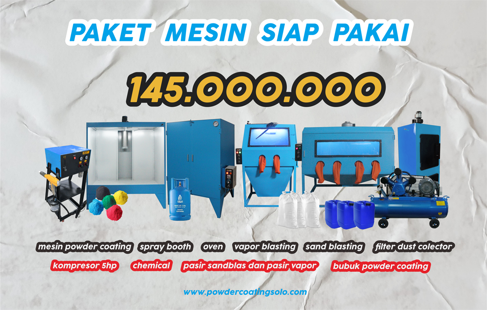 Powder Coating Solo PAKET MPCS 145JUTA Powder Coating Solo